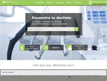 Tablet Screenshot of eldentista.com